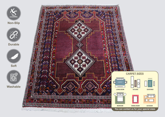 Tribal Area Rug 166cm x 130cm