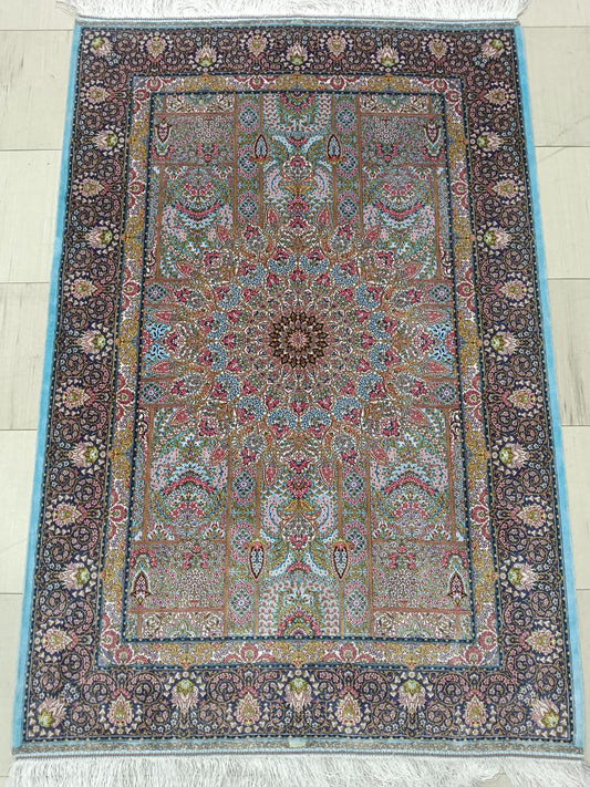 Qum Machine Made Area Rug 150cm x 100.cm