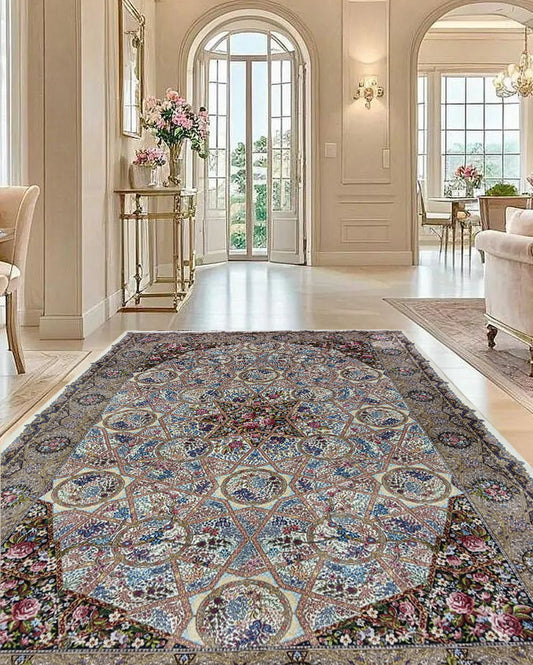 Qum Machine Made Area Rug 225cm x 150.cm