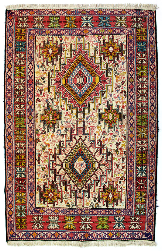 Kilim Area Rug 142cm x 105cm