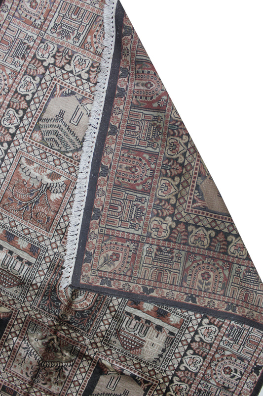 Indian Jaipuri Area Rug 194cm x 123cm