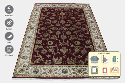 سجادة سلطان أباد 189 سم في 273 سم