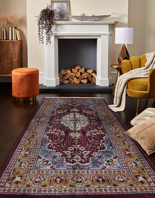 Indian Jaipuri Area Rug 164cm x 90cm