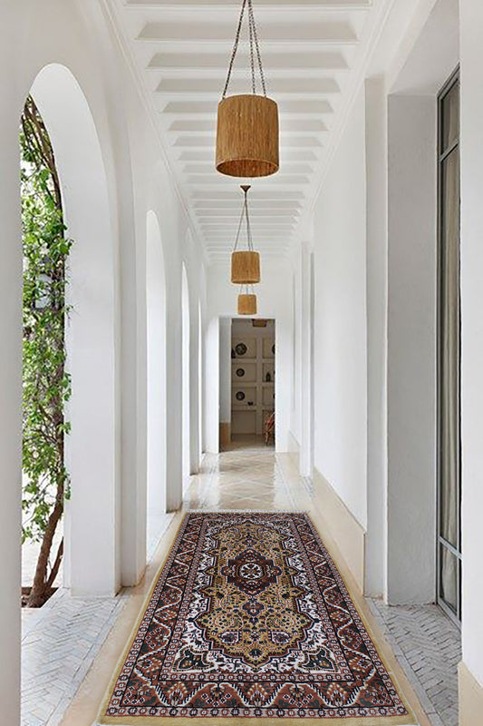 Indian Jaipuri Area Rug 145cm x 76cm