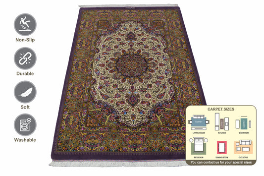 Qum Signed Area Rug 200cm x 138cm