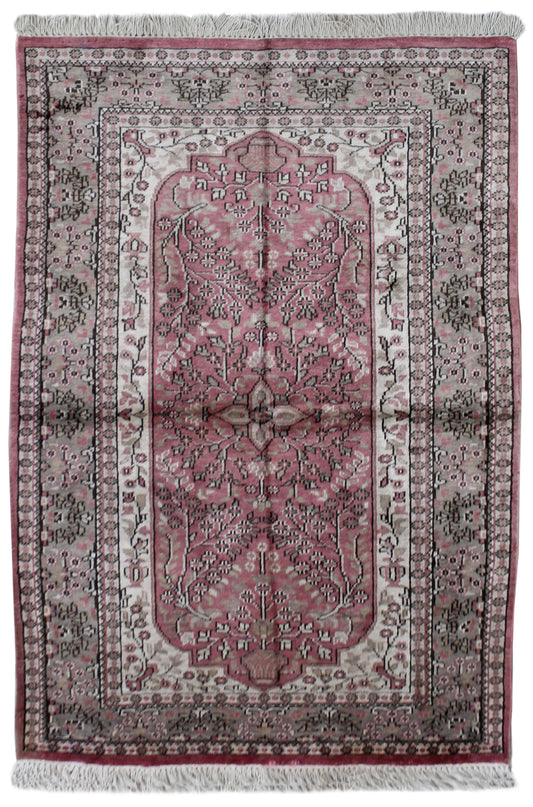 Indian Jaipuri Area Rug 155cm x 92cm
