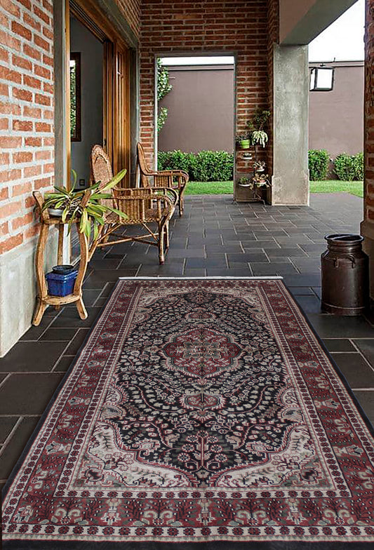 Indian Kashmir Area Rug 156cm x 93cm