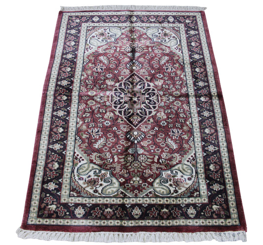 Indian Kashmir Area Rug 122cm x 76cm