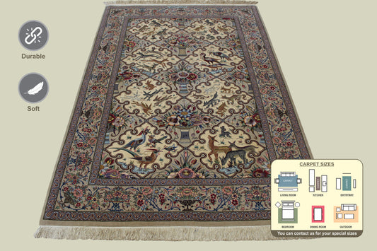 Isfahan Area Rug 167cm x 115cm